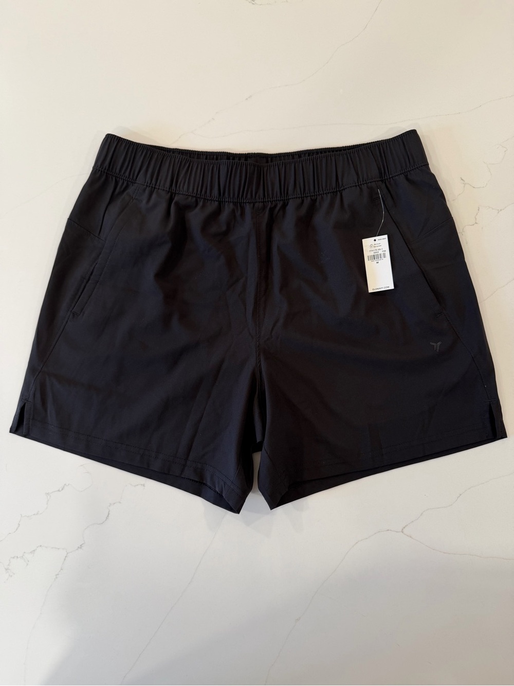 Old Navy Black Men’s Athletic Shorts with Elastic Waist
